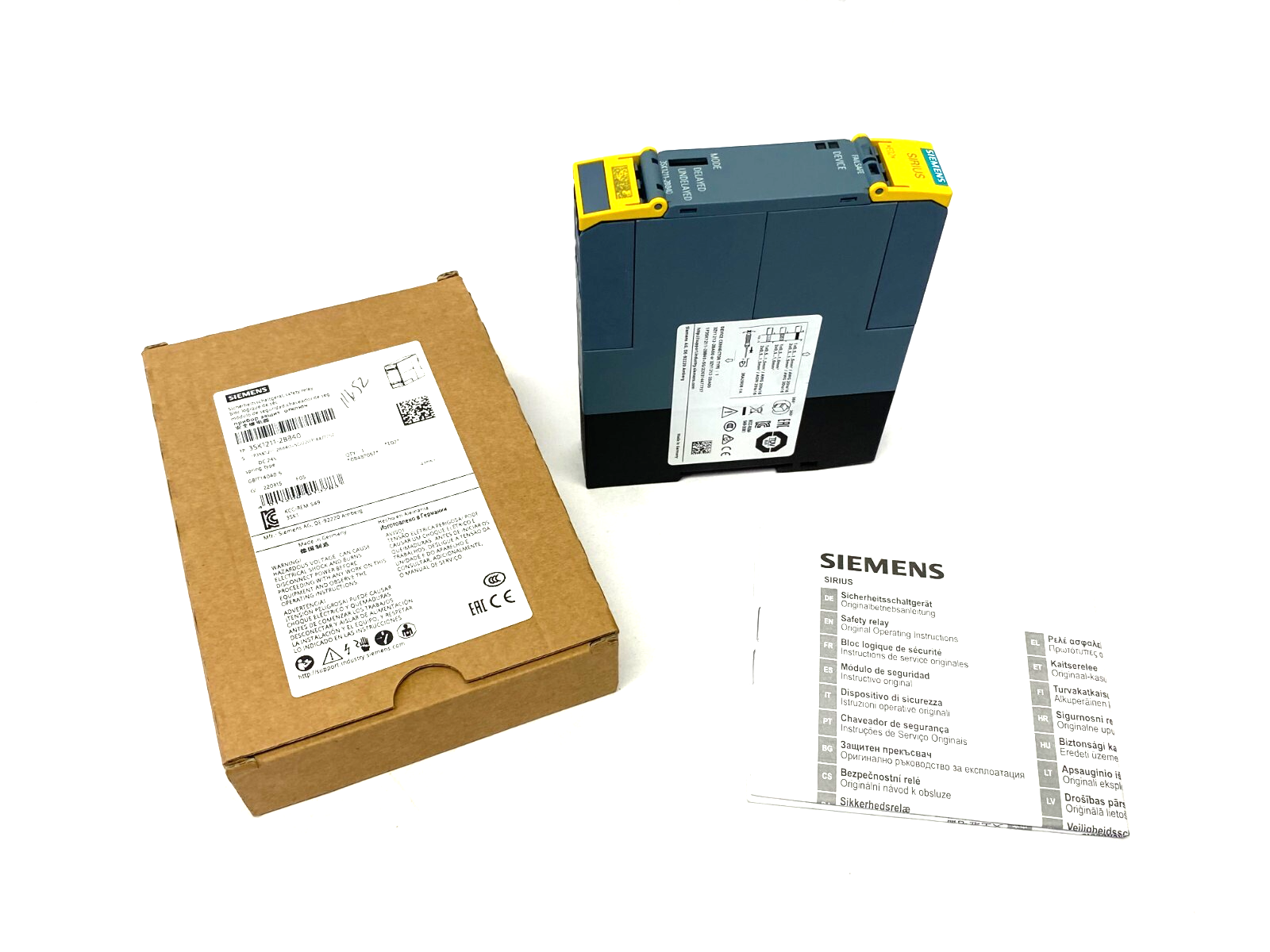Siemens 3SK1211-2BB40 SIRIUS Safety Relay - Maverick Industrial Sales