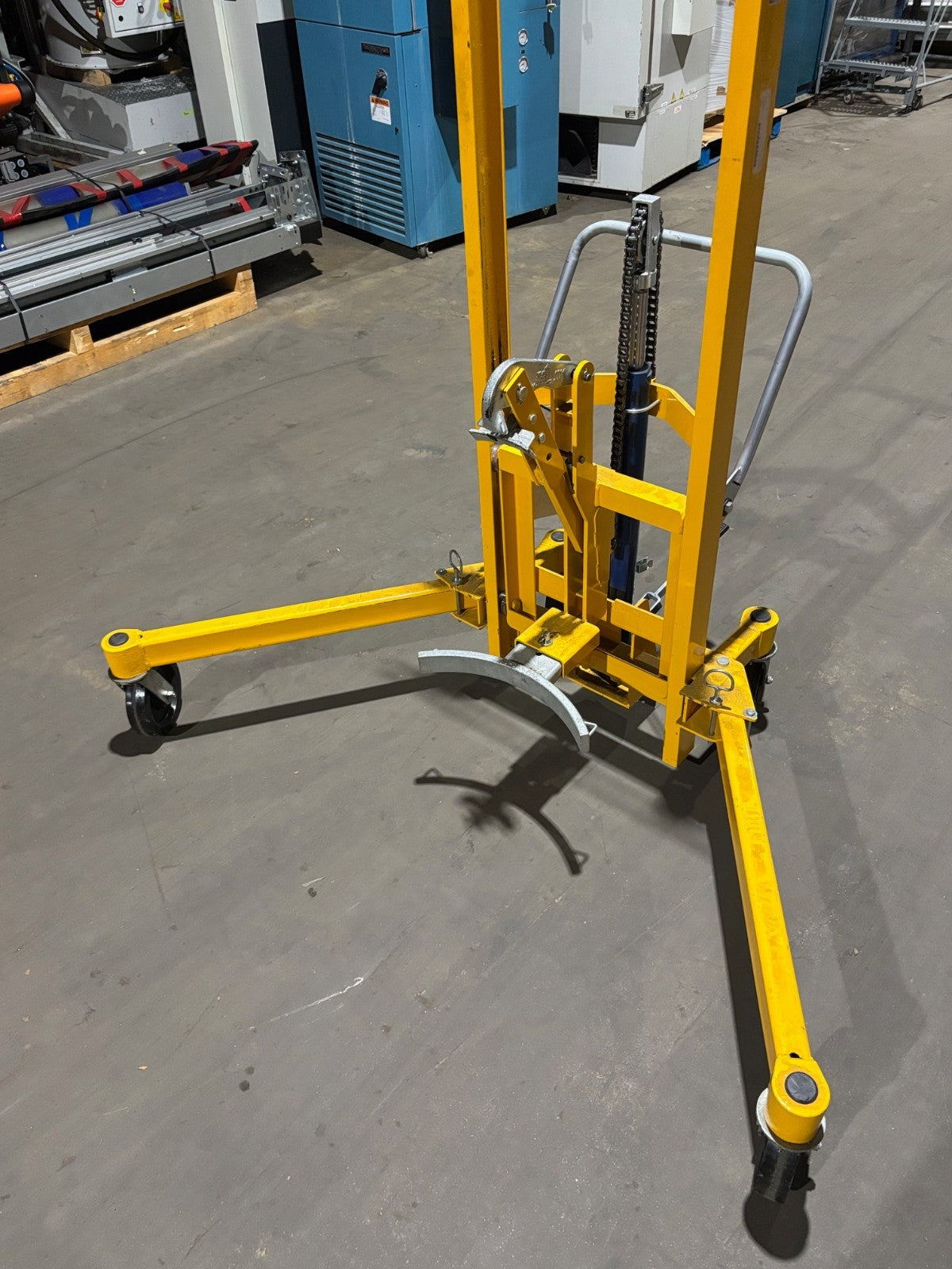 Vestil DCR-880-H-HP Foot Pump Drum Dolly Barrel Mover, 880 lbs. capacity, 2024 - Maverick Industrial Sales