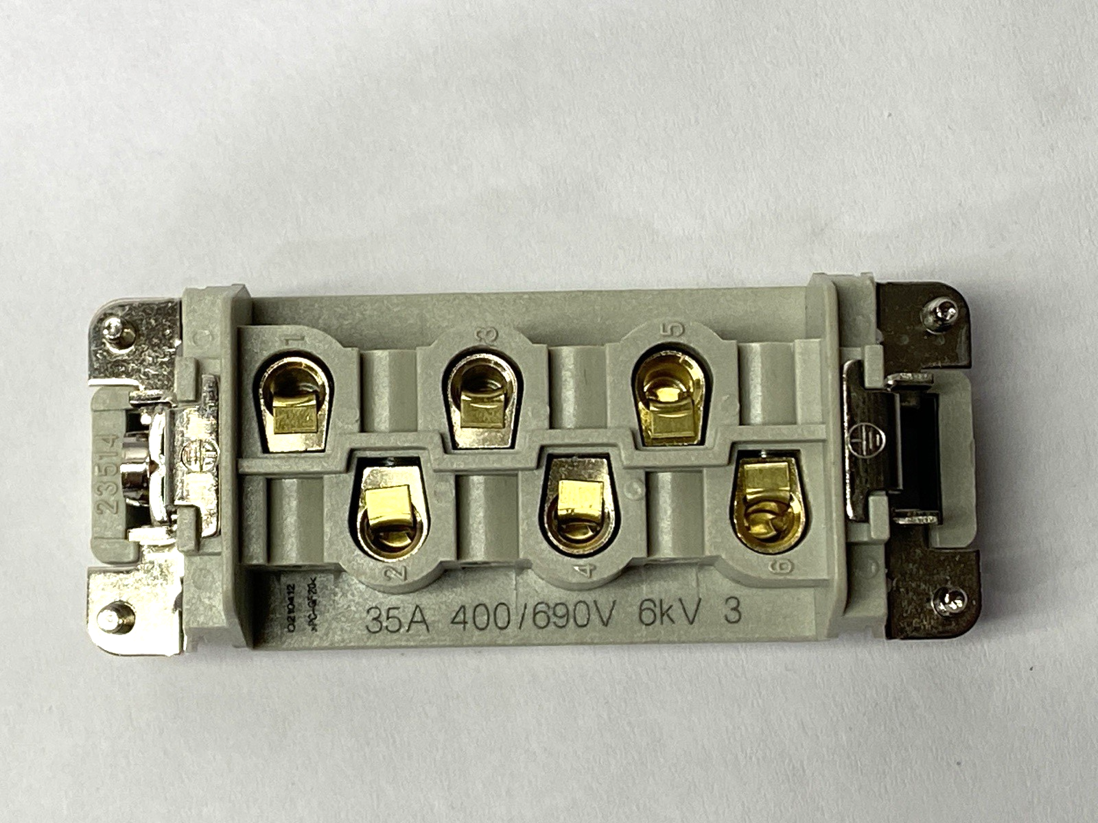 ILME CPM-06 Male Rectangular Insert 6-Pin w/ MHV-16.25 Connector Hood M25 Entry - Maverick Industrial Sales