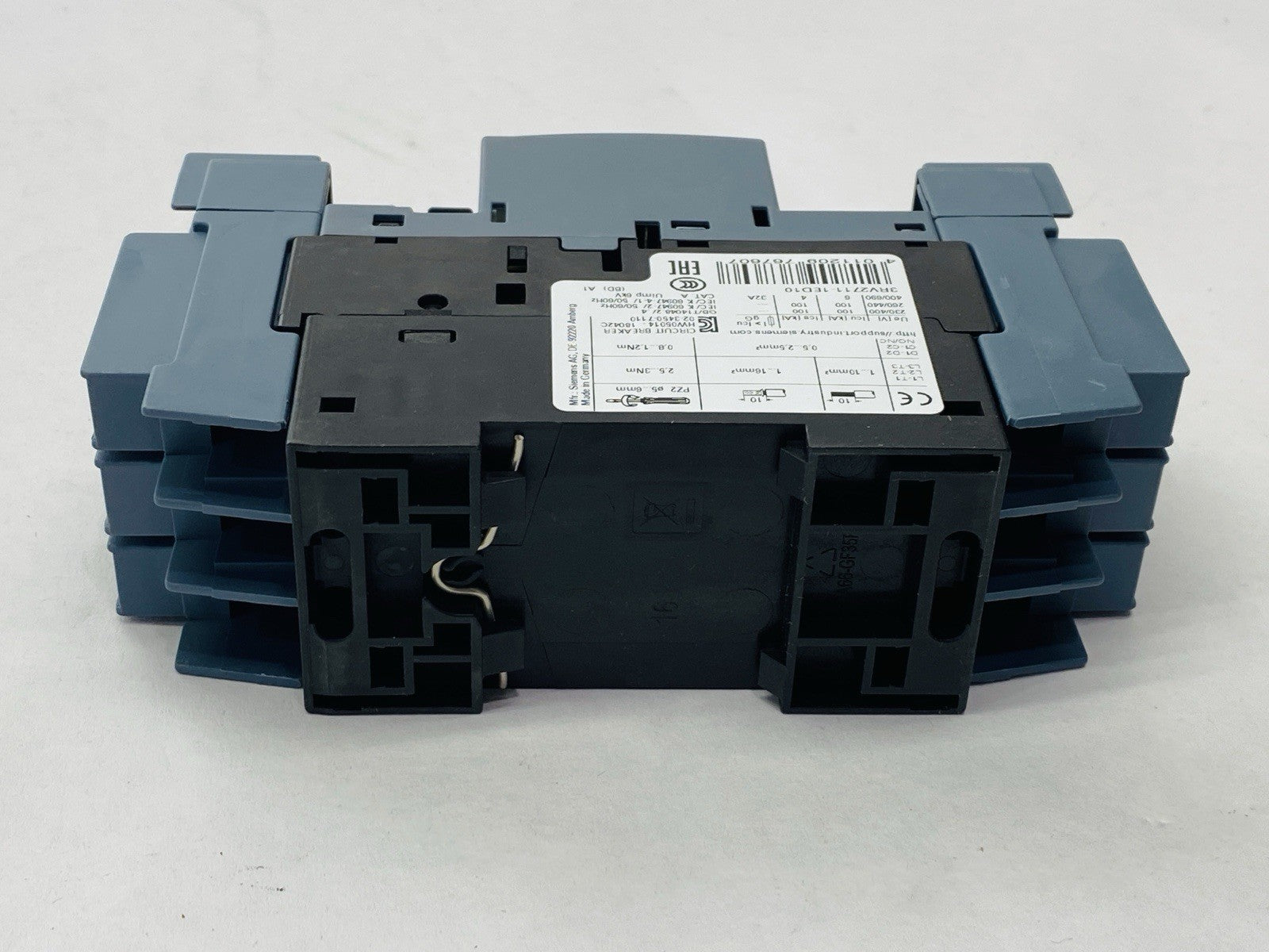 Siemens 3RV2711-1ED10 SIRIUS Thermal Magnetic Circuit Breaker Size S00 4A - Maverick Industrial Sales