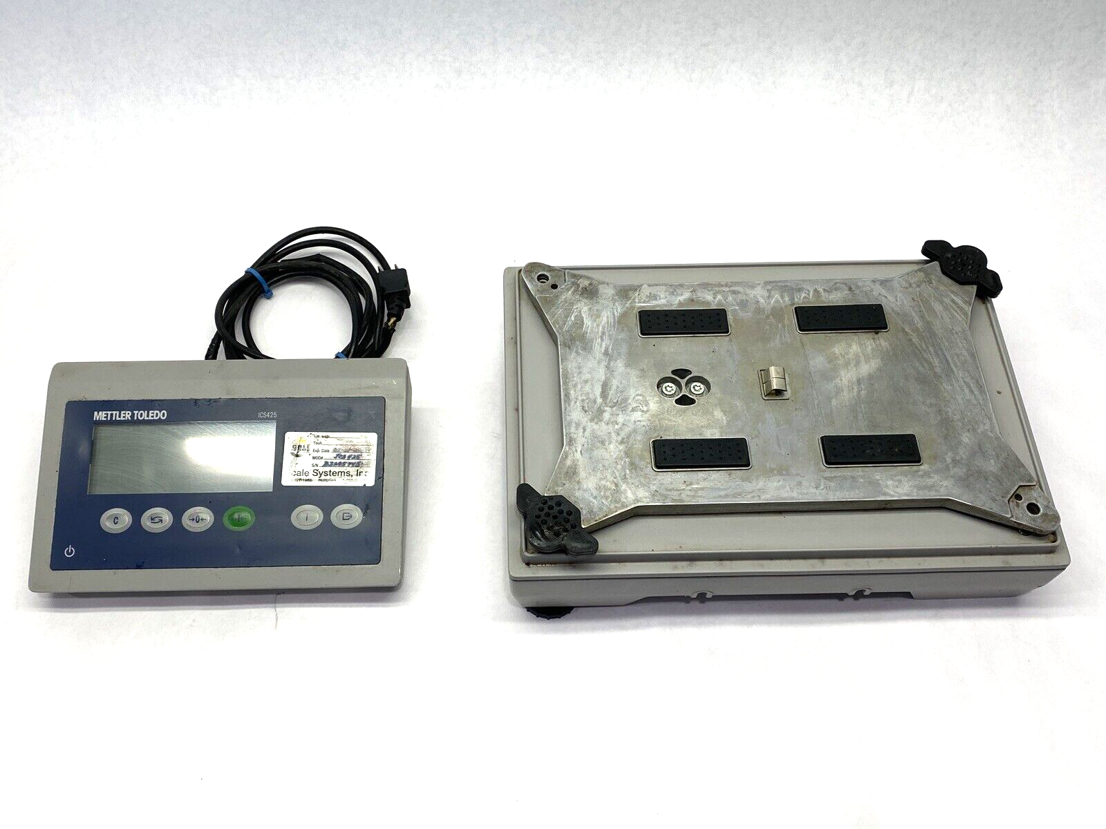 Mettler Toledo ICS4x5-1 Compact Scale w/PBK785-15LA Bench Scale MISSING PLATFORM - Maverick Industrial Sales