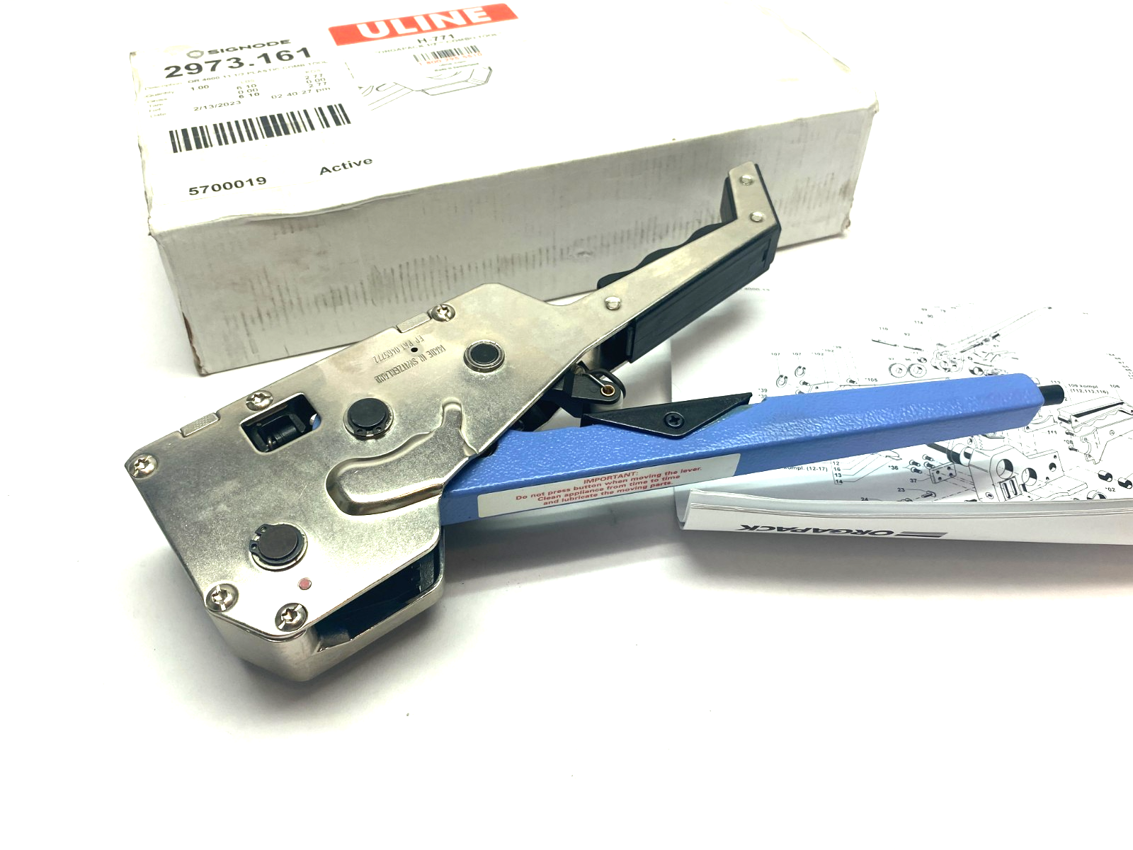 Signode 2973.161 ULine H-771 Orgapack 1/2" Poly Combination Tool OR-4000.13 - Maverick Industrial Sales