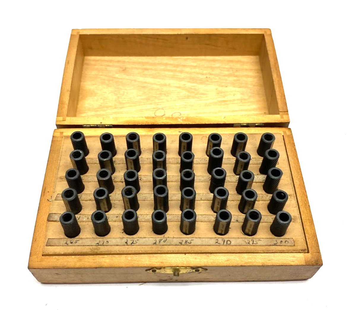 Grobet Swiss Round File Plug-Gauges Kit Includes Sizes 0.262"-0.300" - New – Open box - Maverick Industrial Sales