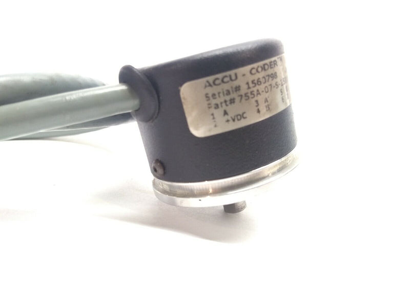 ACCU CODER 755A-07-S-15000-Q-HV-1-S-K00-N Incremental Shaft Encoder - Maverick Industrial Sales