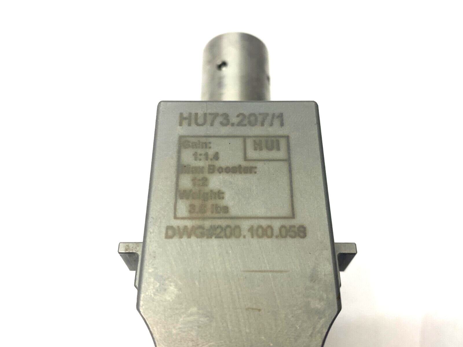 Herrmann HU73.207/1 Ultrasonic Welding Head 1:1.4 Gain DWG#200.100.058 - Maverick Industrial Sales