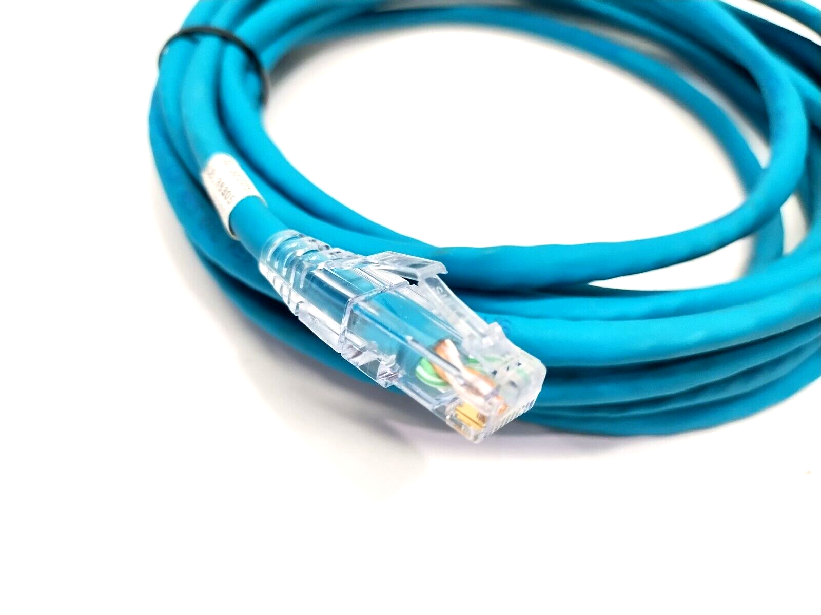 900004064, 0985 806 100/5M | Lumberg Automation 0985 806 100/5M Ethernet Cable M12 4-Pin To RJ45 5m 900004064 - Used - Maverick Industrial Sales