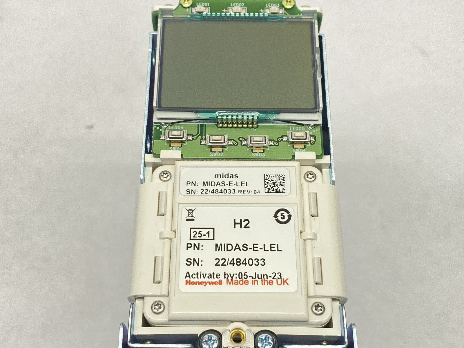 MIDAS-T-004 | Honeywell Midas Gas Detector w/ MIDAS-E-LEL Cartridge - Used - Maverick Industrial Sales