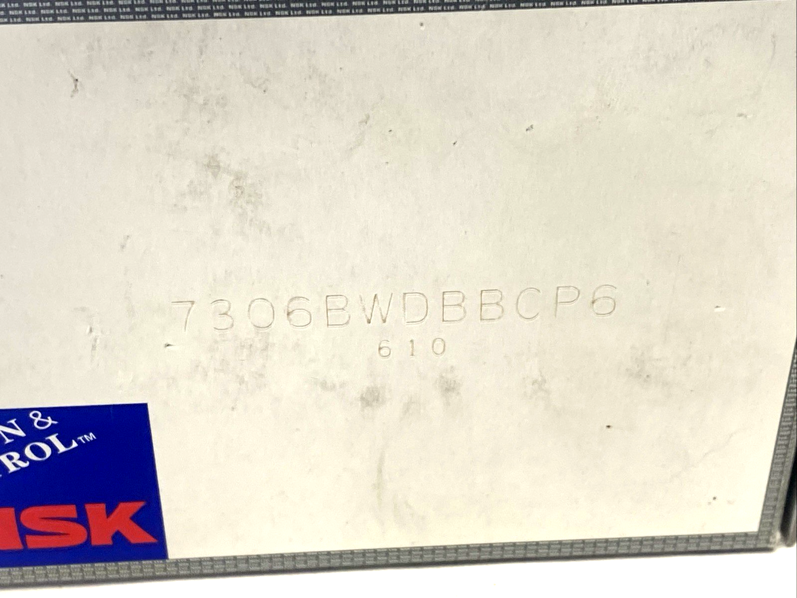NSK 7306B WDBBCP6 Angular Contact Bearing 30mm Bore 72mm OD 19mm Wide 4-PACK - Maverick Industrial Sales