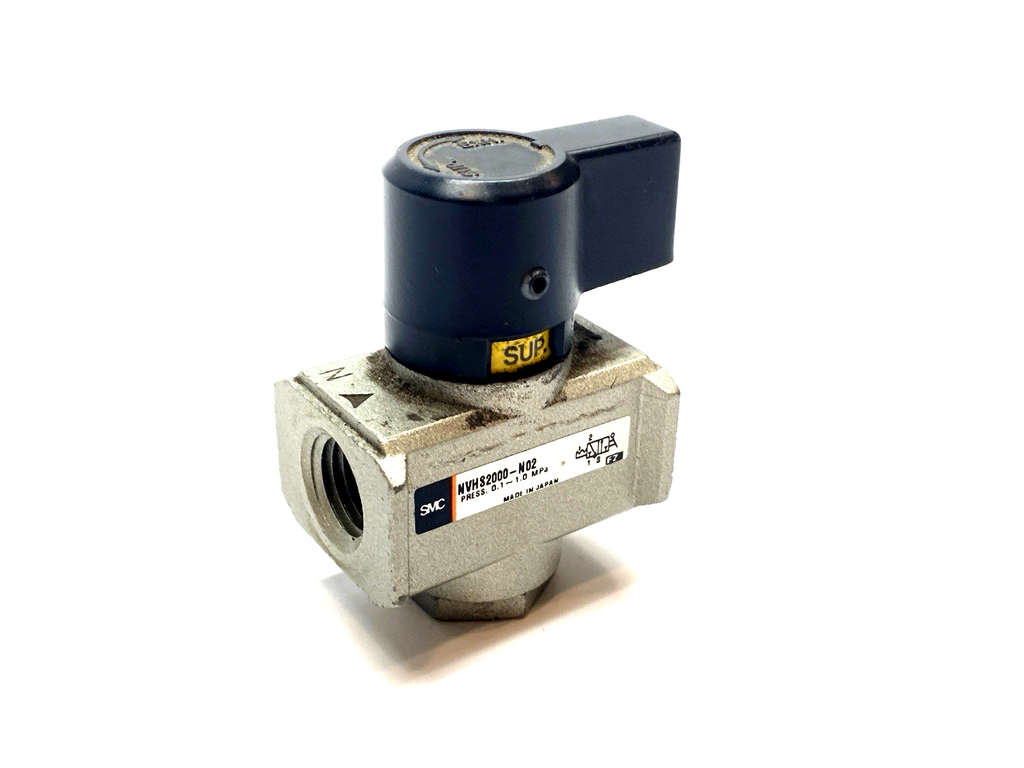SMC NVHS2000-N02 Pressure Relief Shut-Off Valve 3-Port 1/4