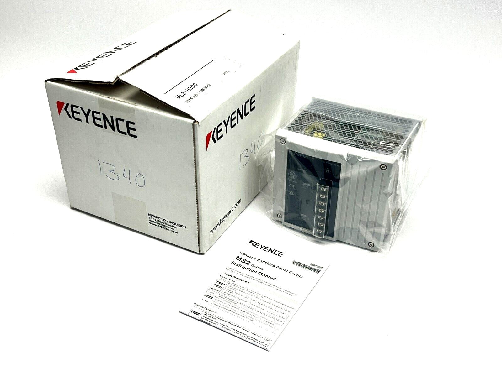Keyence MS2-H300 Switching Power Supply 12.5A 14V 300W w/ Manual - Maverick Industrial Sales