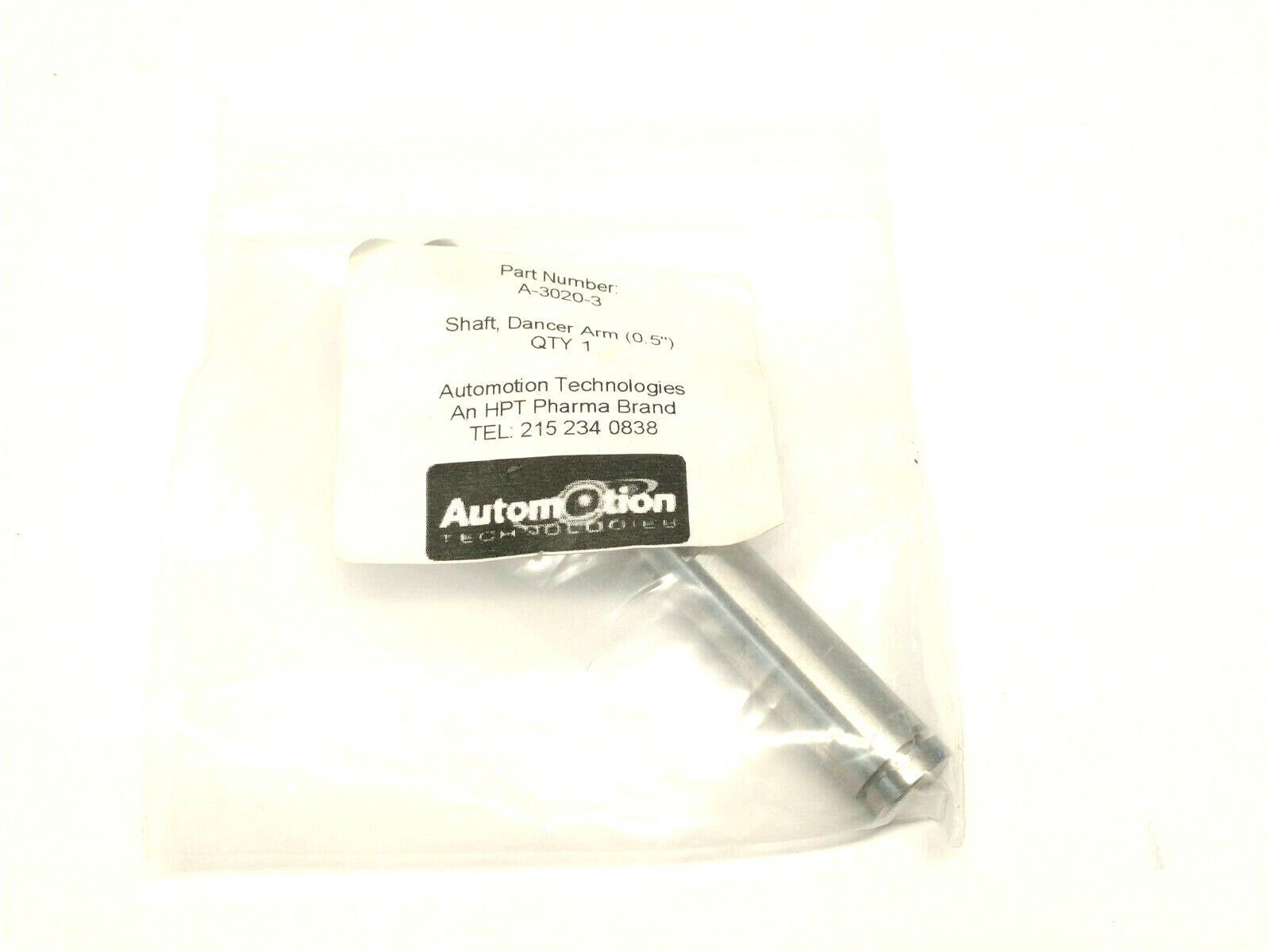 Automotion Technologies A-3020-3 Dancer Arm Shaft 1/2" Diameter - Maverick Industrial Sales