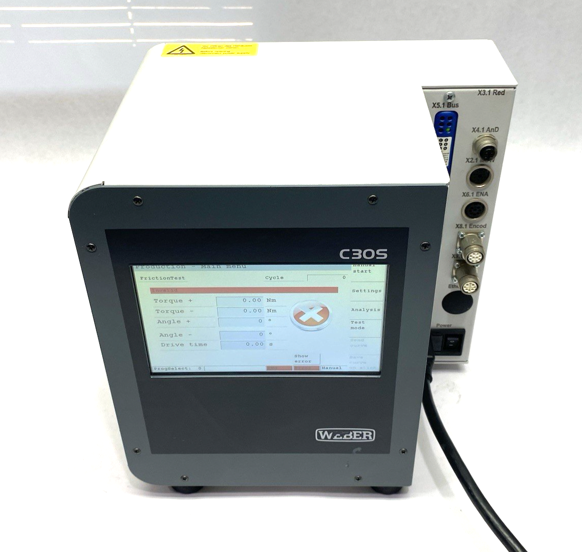Weber C30S3M-V3-115-PN-NV Process Controller for Screwdriving System, 31-Program - Maverick Industrial Sales