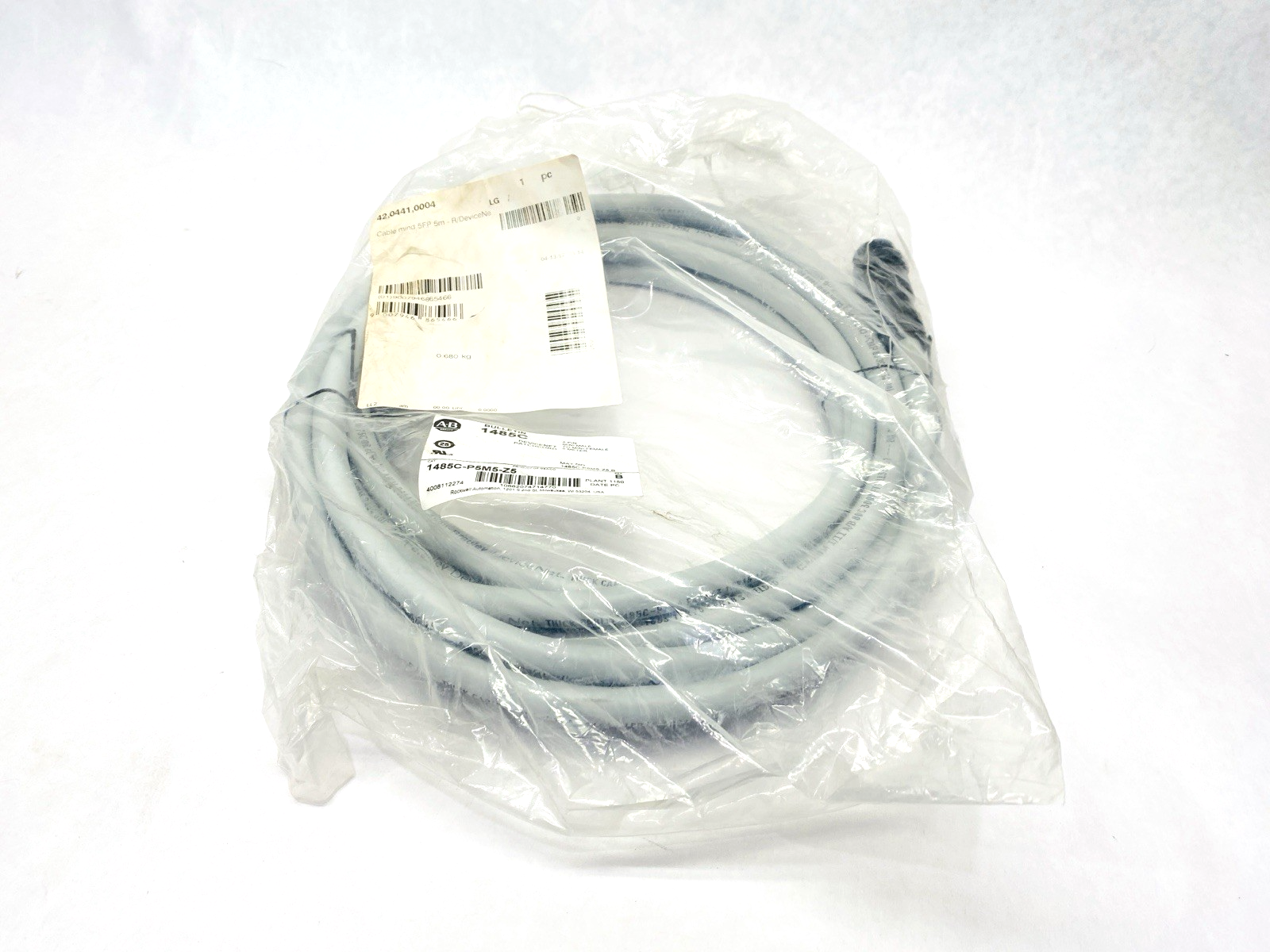 Allen Bradley 1485C-P5M5-Z5 Ser B DeviceNet Physical Media Cordset - Maverick Industrial Sales