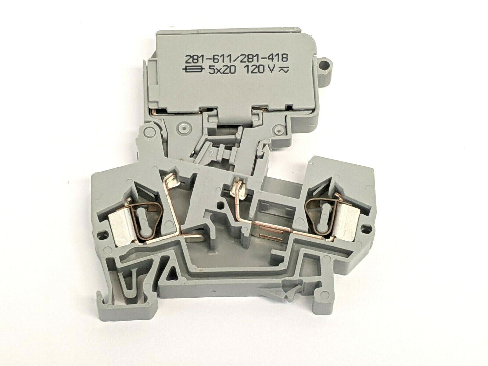 Wago 281-611/281-418 2-Conductor Fuse Terminal Block - Maverick Industrial Sales