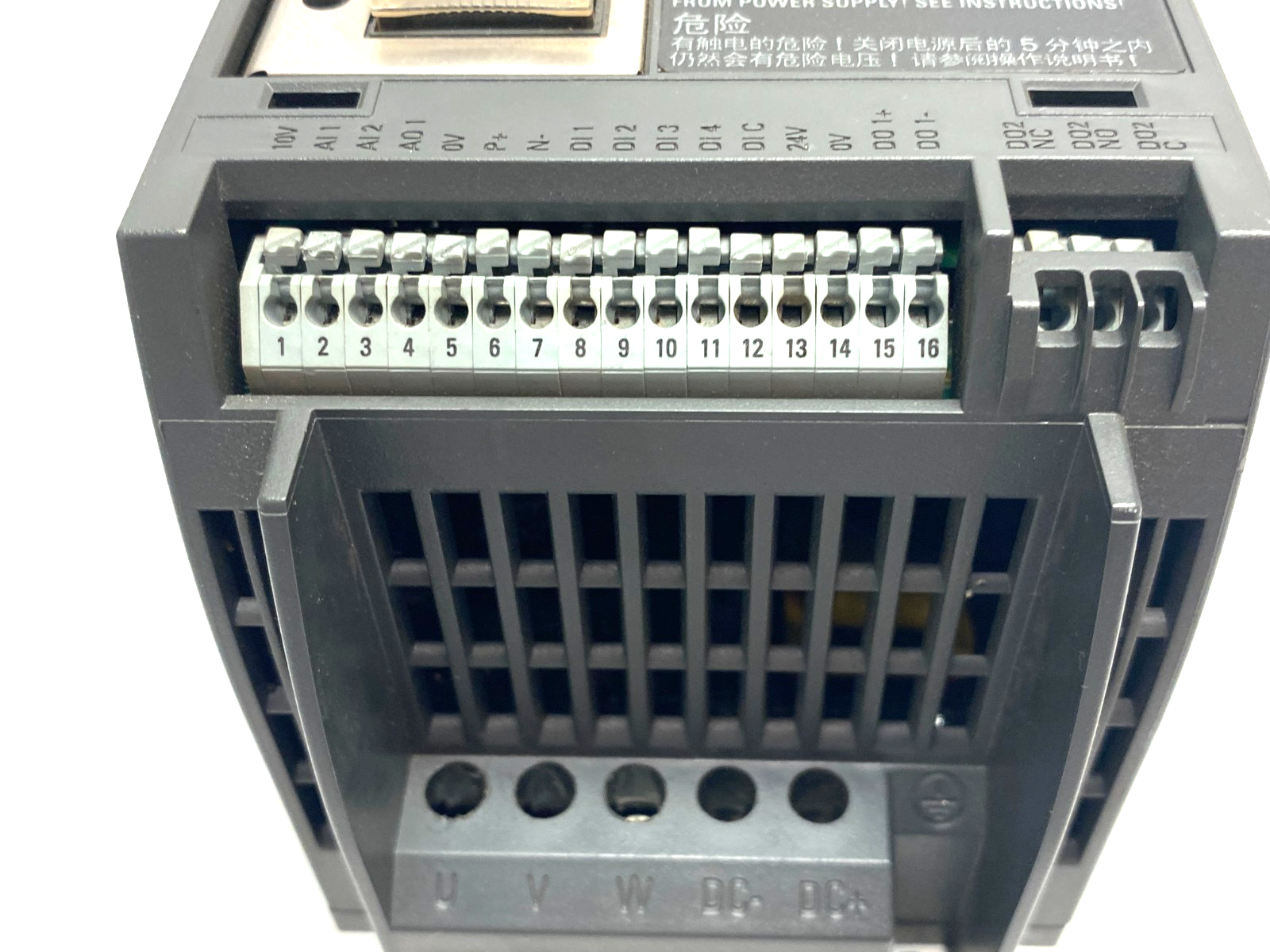 6SL3210-5BE13-7UV0 | Siemens SINAMICS V20 Variable Frequency Drive 380-480V 3 AC - Used - Maverick Industrial Sales