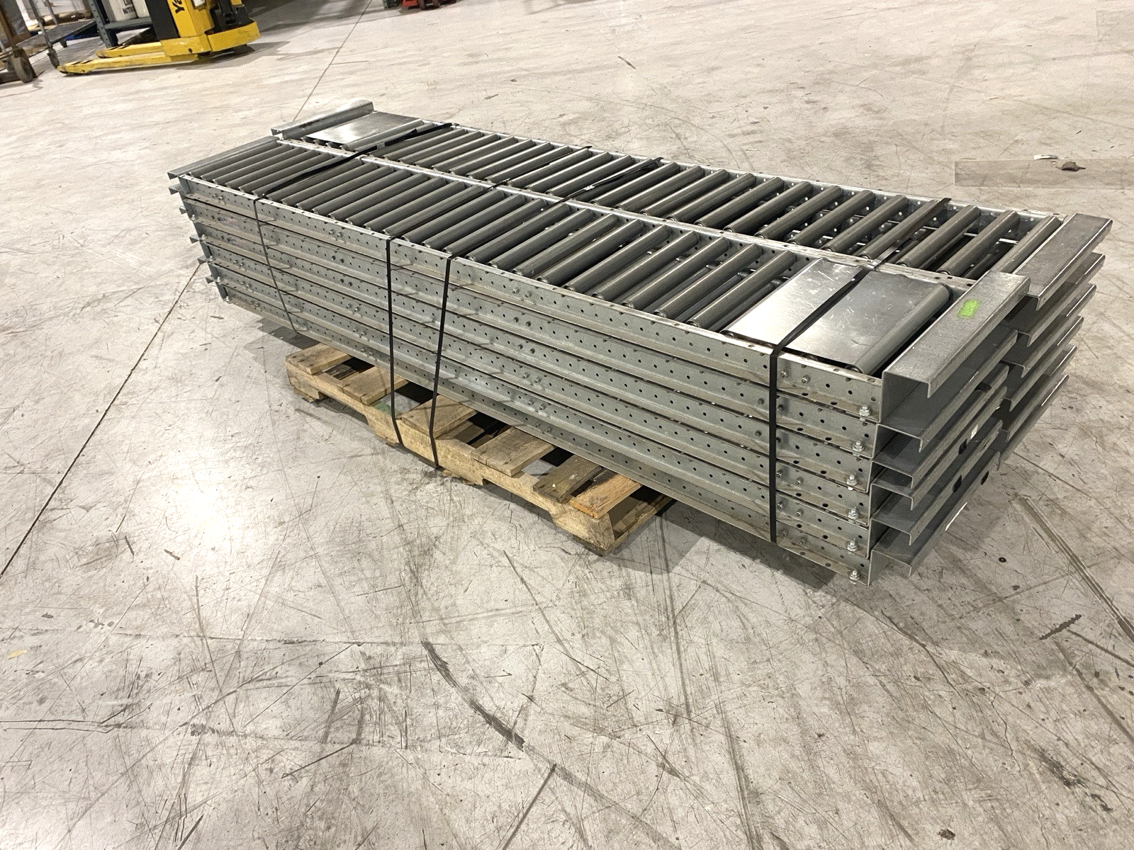 Unex 100S2R153x96 SpanTrack Carton Flow Rollers. 96 in L 15in W S2, LOT OF 12 - Maverick Industrial Sales