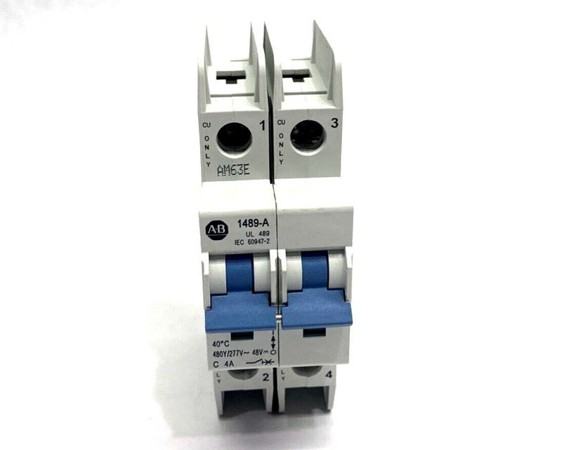 Allen Bradley 1489-A2C040 Ser. A Miniature Circuit Breaker 2P 4A - Maverick Industrial Sales