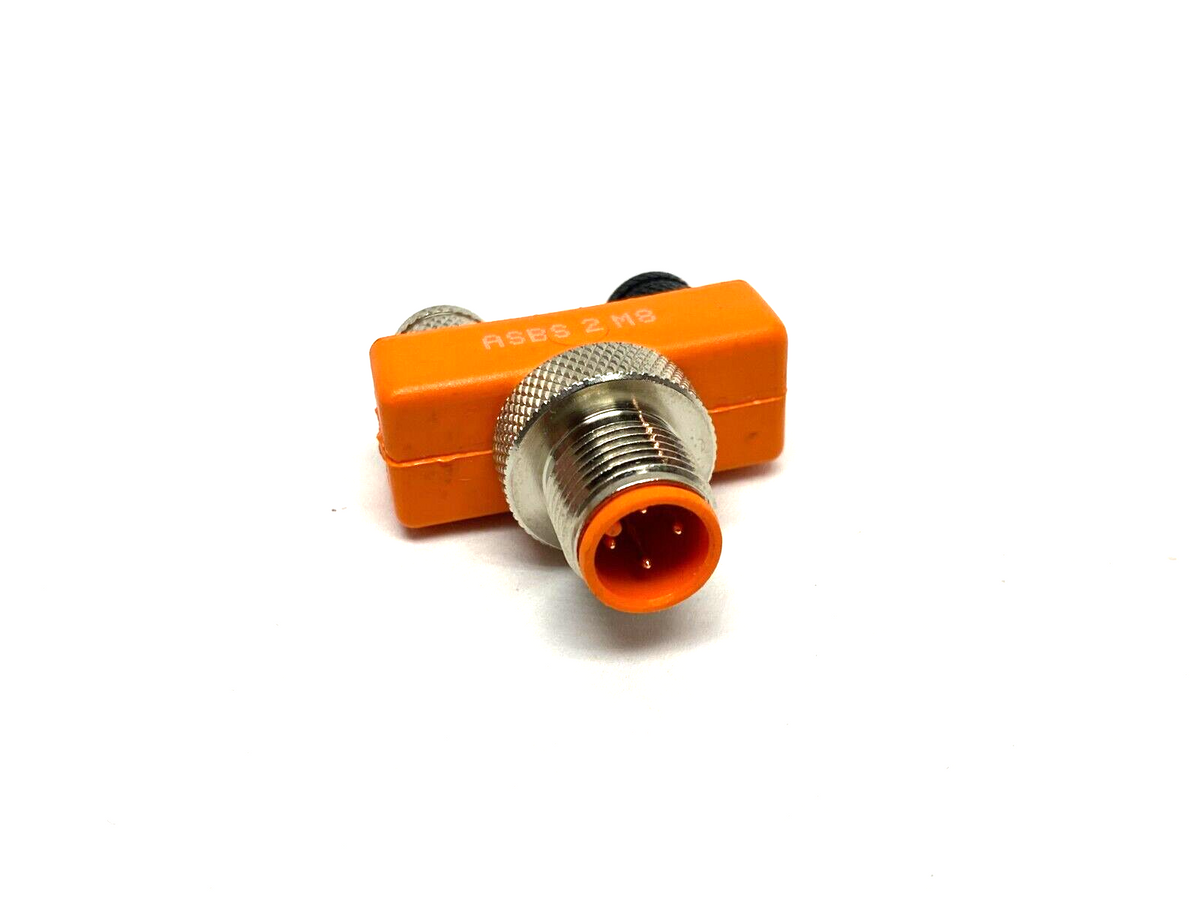 ASBS 2 M8, ASBS-2-M8 | Lumberg Automation ASBS 2 M8 M12 Male to Dual M8 Female Cable Splitting Tee - New – Open box - Maverick Industrial Sales