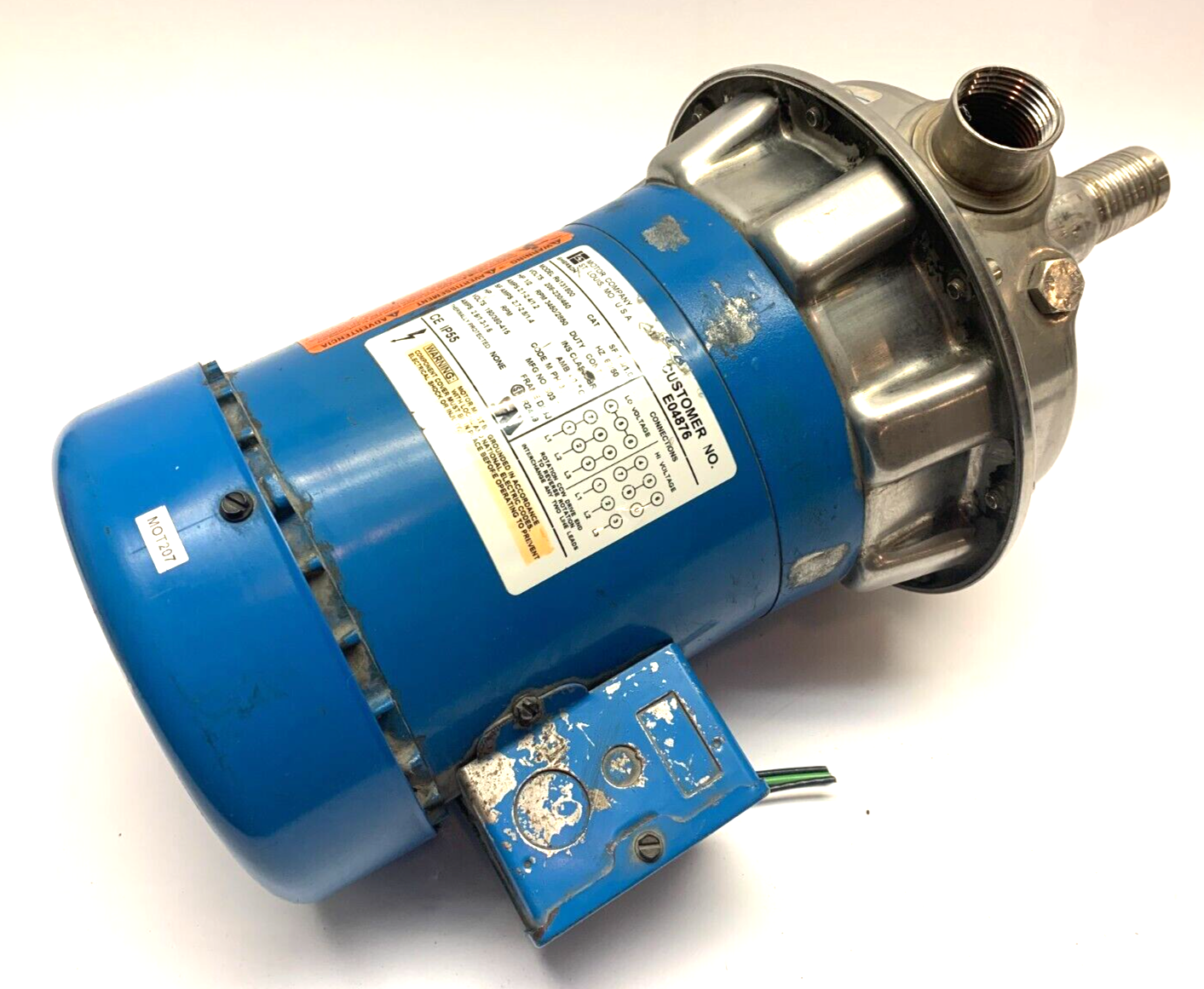 Goulds 1ST1C5F4 NPE Series Centrifugal Pump 1 x 1-1/4-6 3450/2875 RPM NO MOUNT - Maverick Industrial Sales