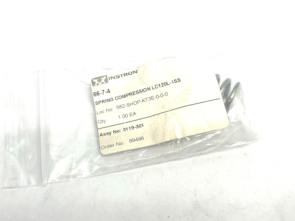 Instron 66-7-4 Compression Spring LC120L-1SS - Maverick Industrial Sales