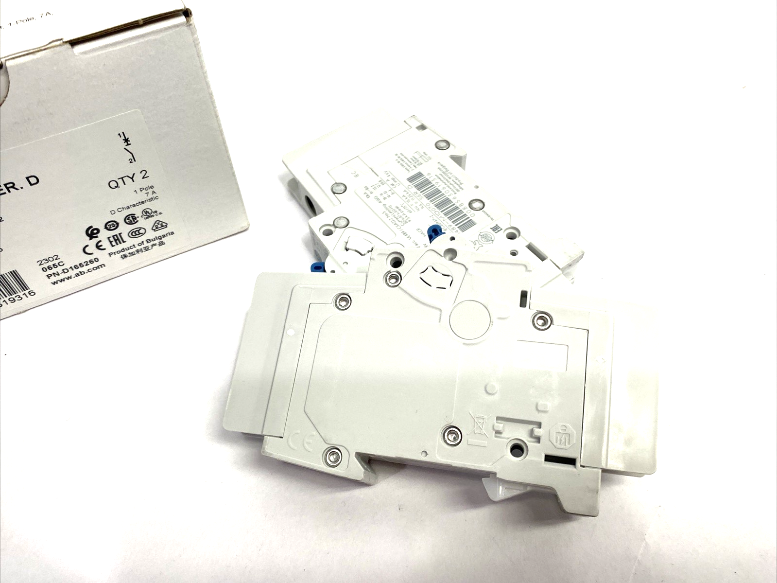 1489-M1D070 | Allen Bradley Ser. D Circuit Breaker 1-Pole 7A BOX OF 2 - New Other - Maverick Industrial Sales