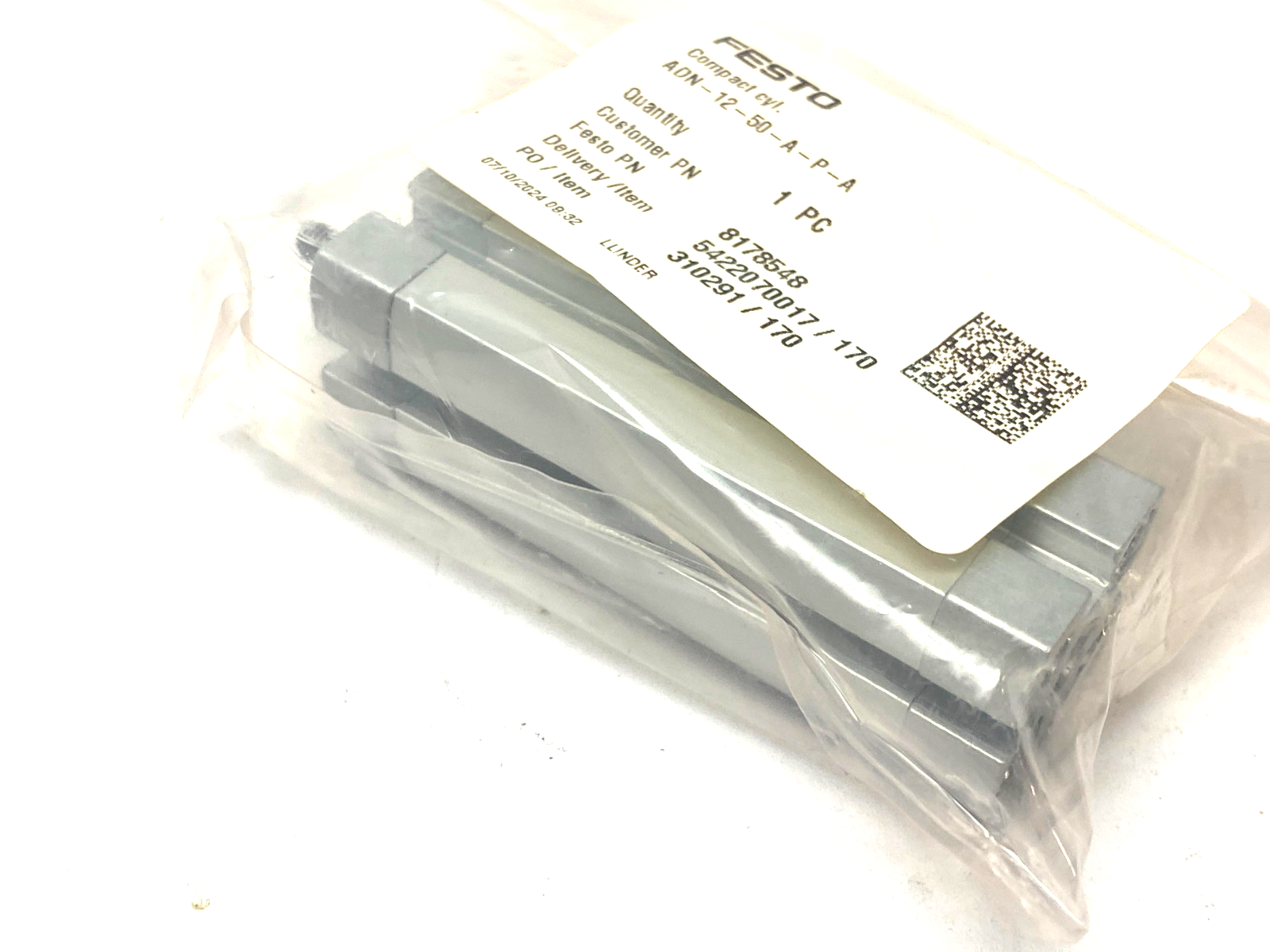 Festo ADN-12-50-A-P-A Compact Cylinder 12mm Bore 50mm Stroke 8178548 - Maverick Industrial Sales
