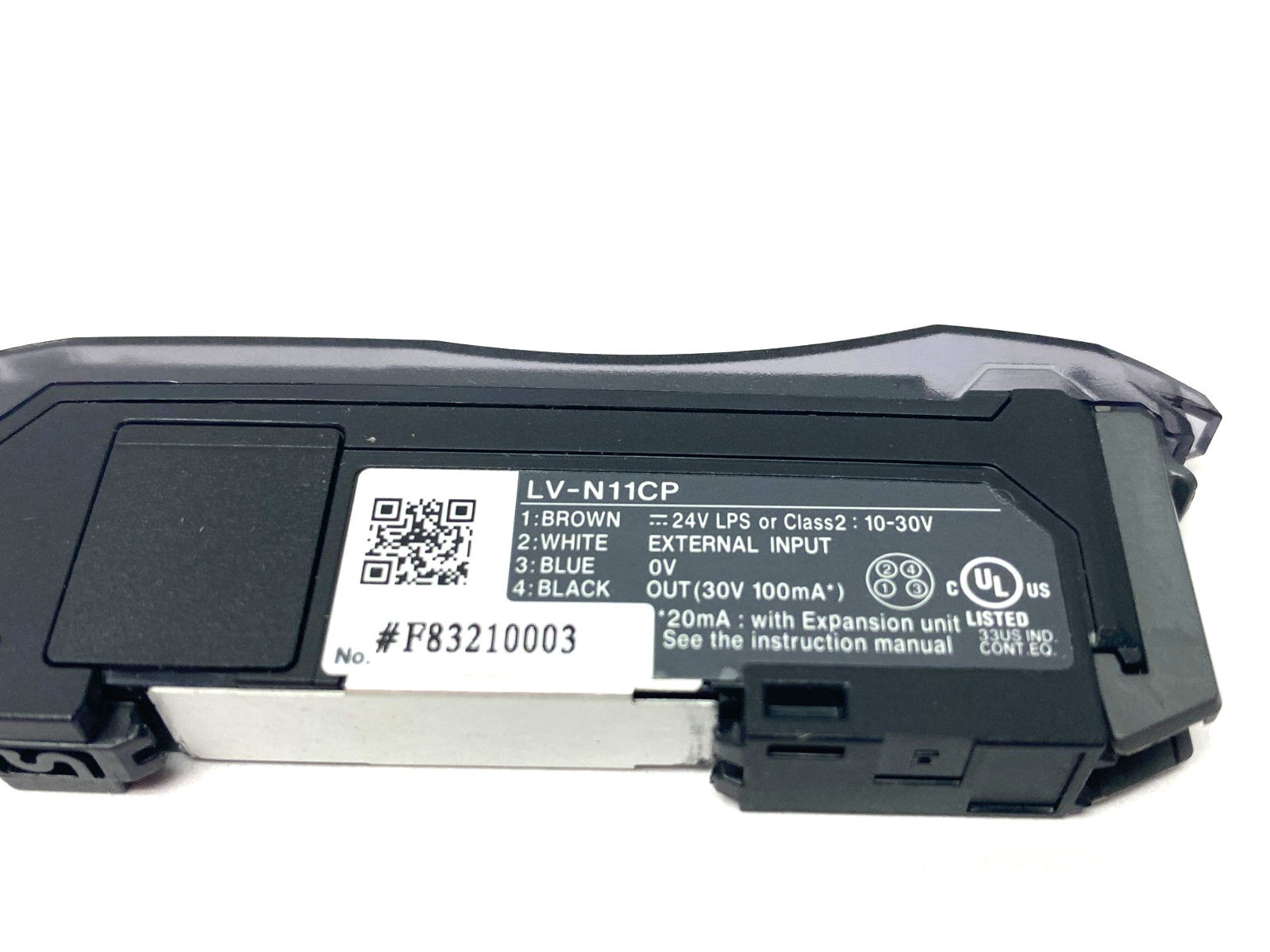 Keyence LV-N11CP Digital Laser Sensor Amplifier Main Unit, M8 Connector PNP - Maverick Industrial Sales