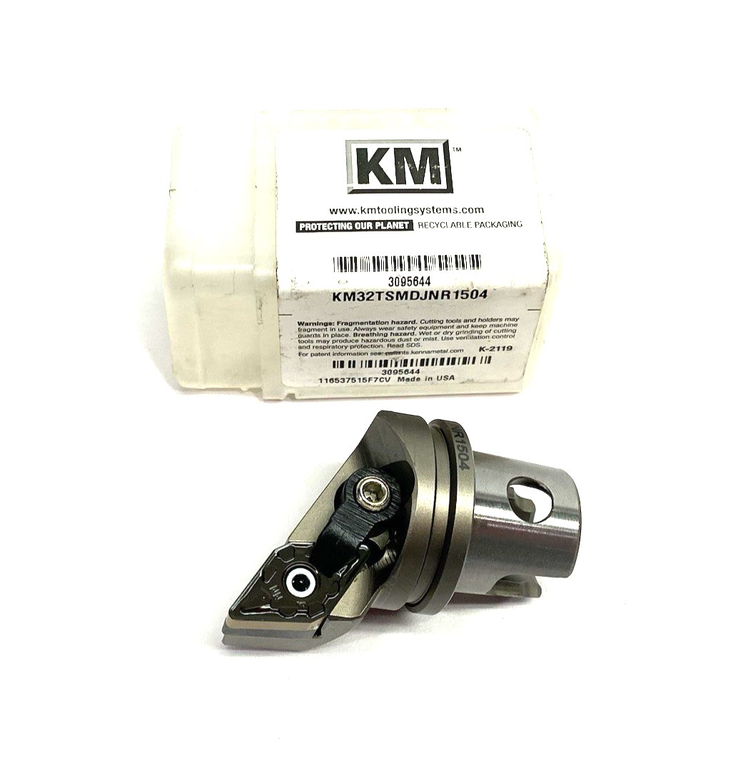 3095644 | Kennametal Kenloc™ MDJN 93° Cutting Units (M-Clamping) KM32TSMDJNR1504 - New – Open box - Maverick Industrial Sales