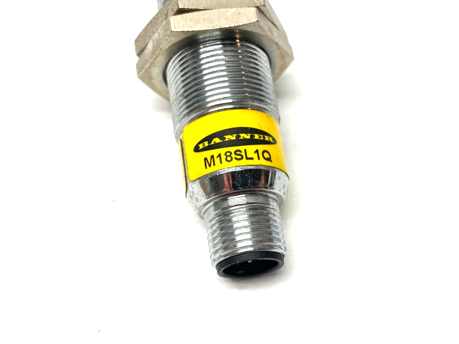 Banner M18SL1Q EZ-LIGHT 18mm Metal Barrel Panel Mount Indicator 73211 - Maverick Industrial Sales