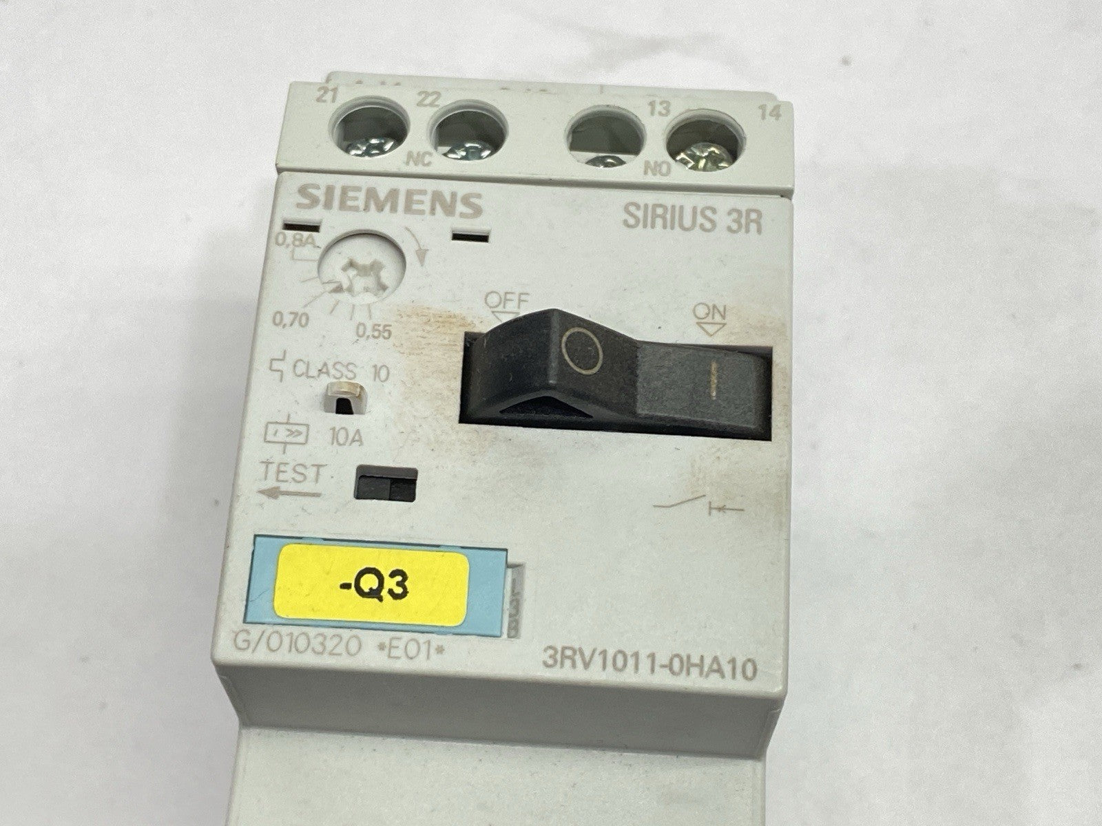 Siemens 3RA1210-0HA15-0BB4 Starter Combination Reversing 0.55-0.8A 400VAC 24VDC - Maverick Industrial Sales