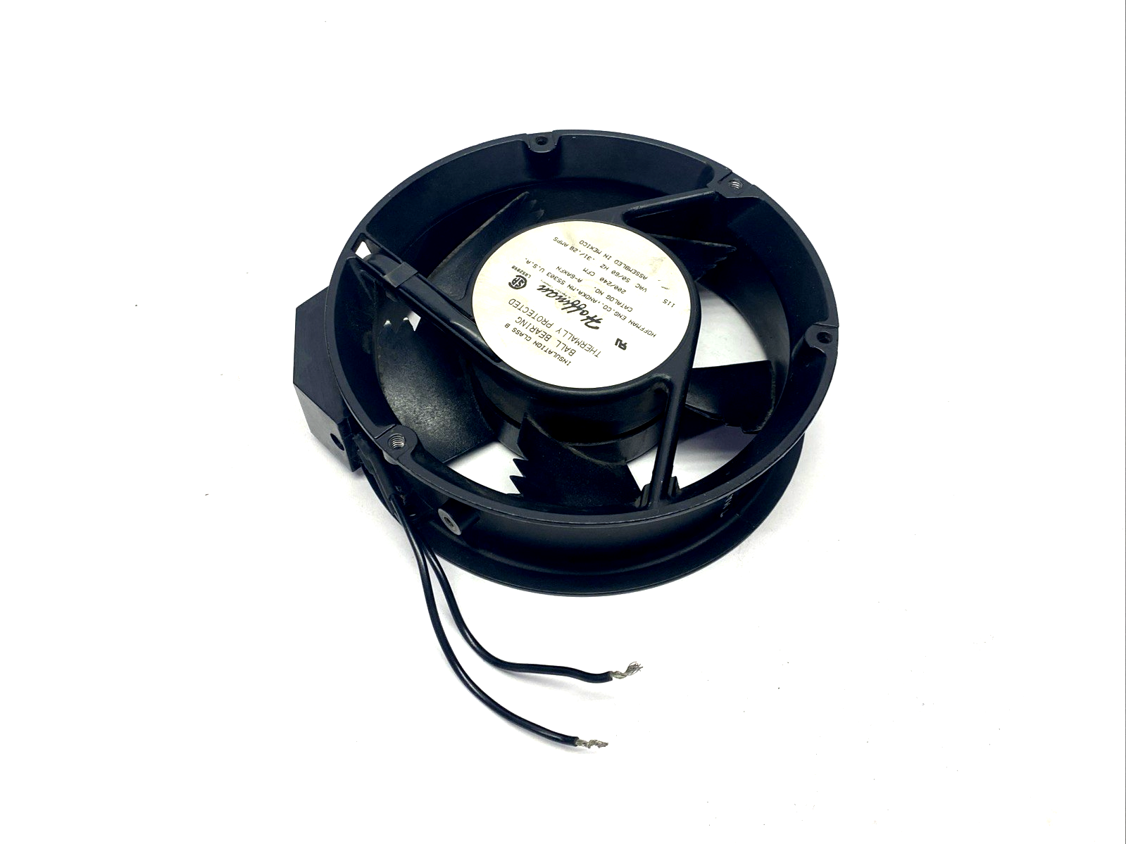 A-6AXFN | Hoffman Compact 6-Inch Axial AC Fan 115VAC - Used - Maverick Industrial Sales