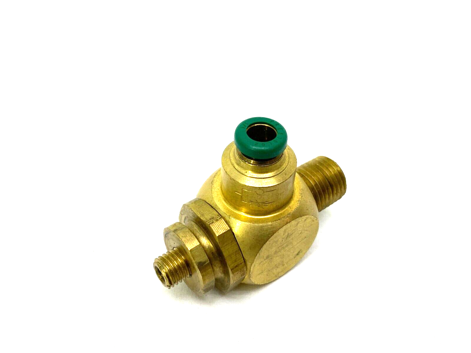 Parker 3251-2525 Brass Flow Control Valve 1/4" Tube 1/4" NPT Thread 32512525 - Maverick Industrial Sales