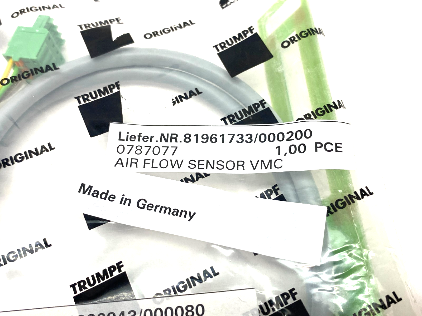 0787077 | Trumpf Air Flow Sensor VMC - New - Maverick Industrial Sales