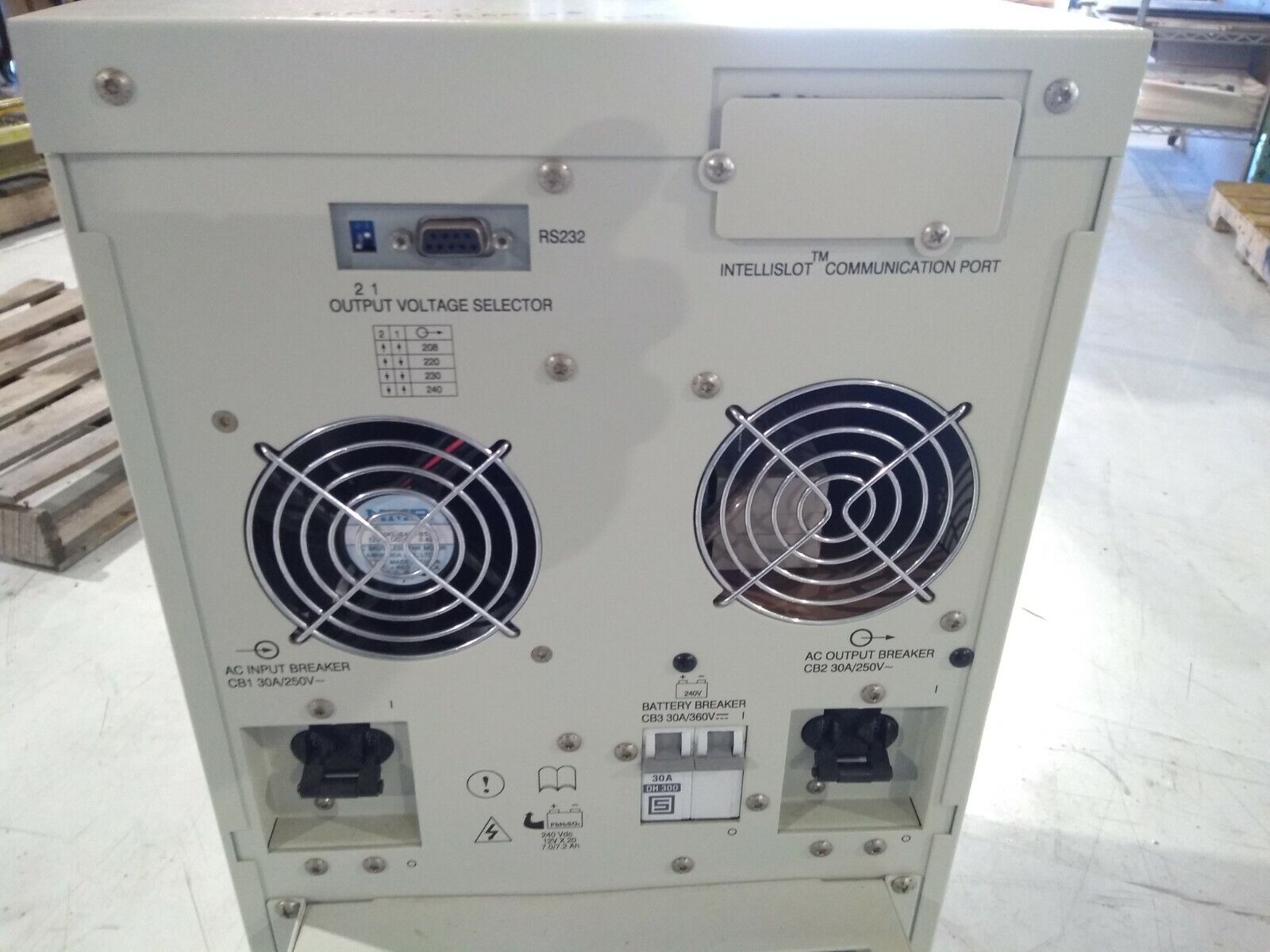 EGS Sola Hevi-Duty S4600-240 1PH 33A Sola 4000 Series Uniteruptable Power Supply - Maverick Industrial Sales