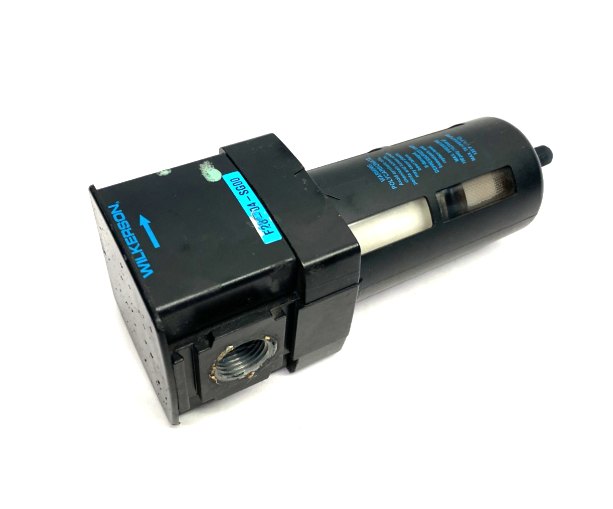 F28-04-SG00 | Wilkerson Particulate Air Filter 1/2" NPT - Used - Maverick Industrial Sales