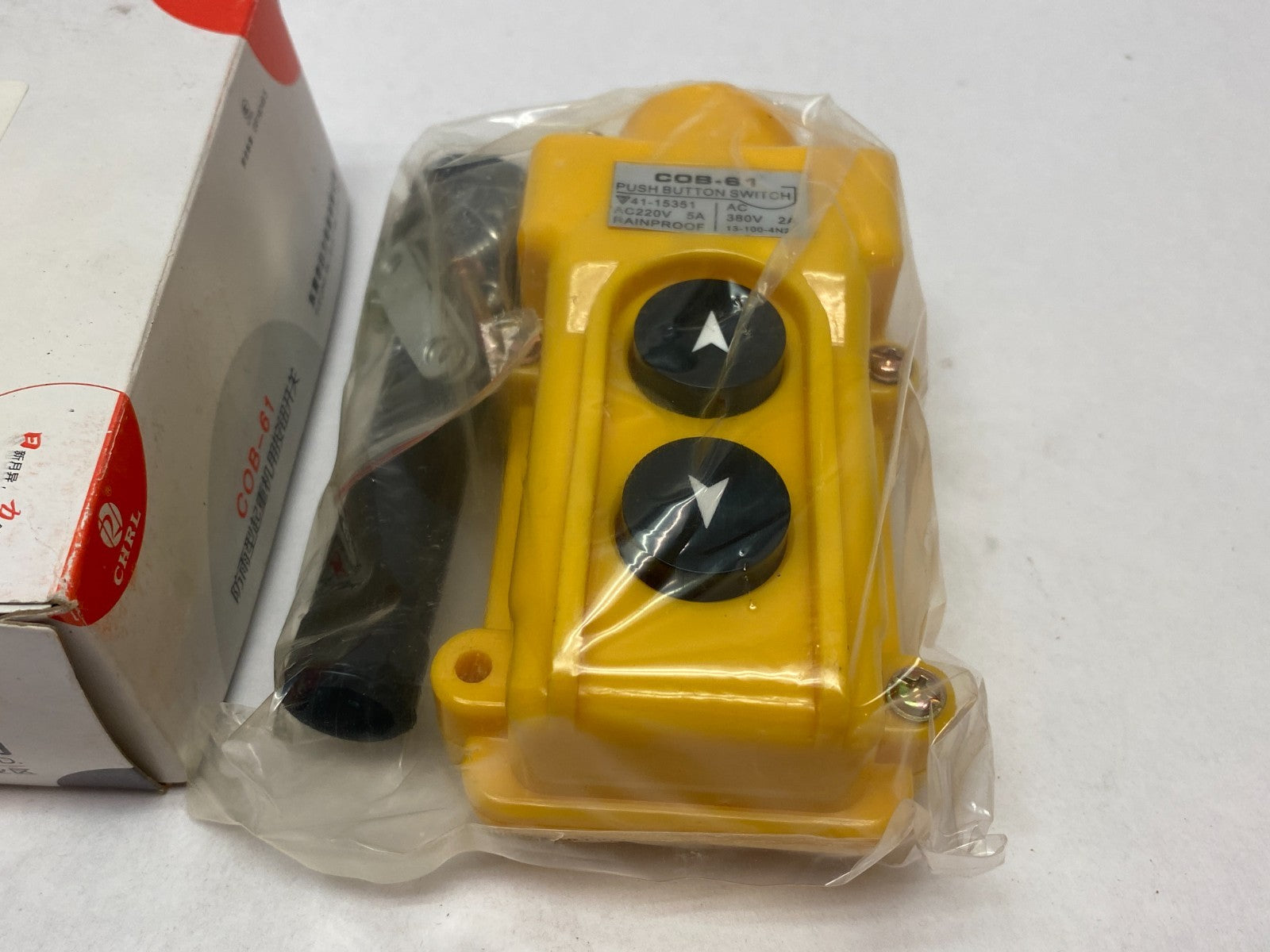 Yuequing Rili Electric COB-61 Crain Hoist Pendant Station Up/Down - Maverick Industrial Sales