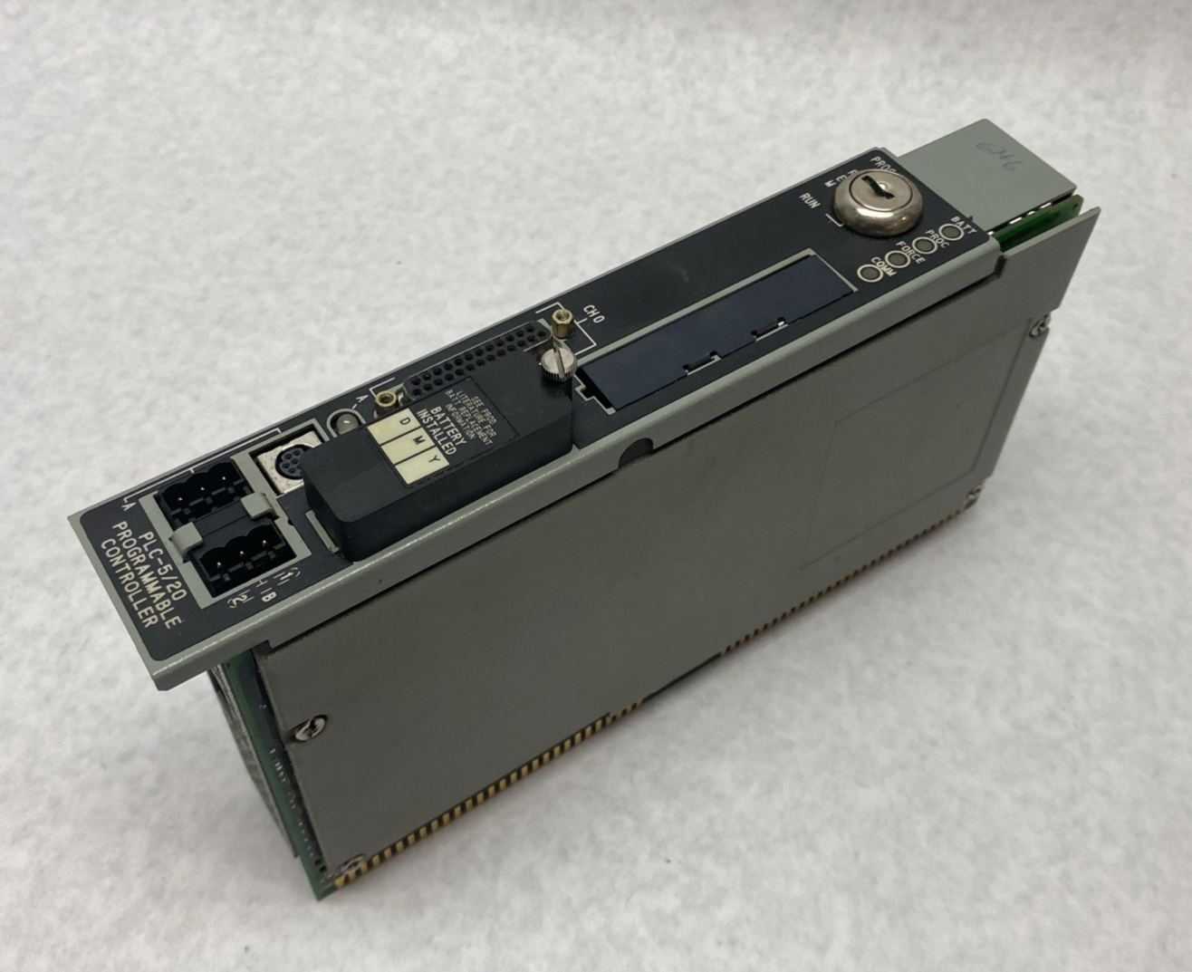 1785-L20B | Allen Bradley Ser. D PLC-5/20 Processor Module MISSING LOCK LATCH - Used - Maverick Industrial Sales