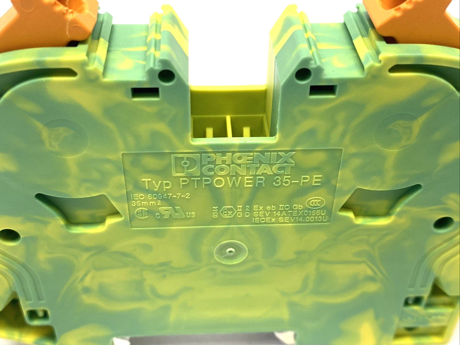 Phoenix Contact PTPOWER 35-PE Protective Conductor/Ground Terminal Block 3212066 - Maverick Industrial Sales