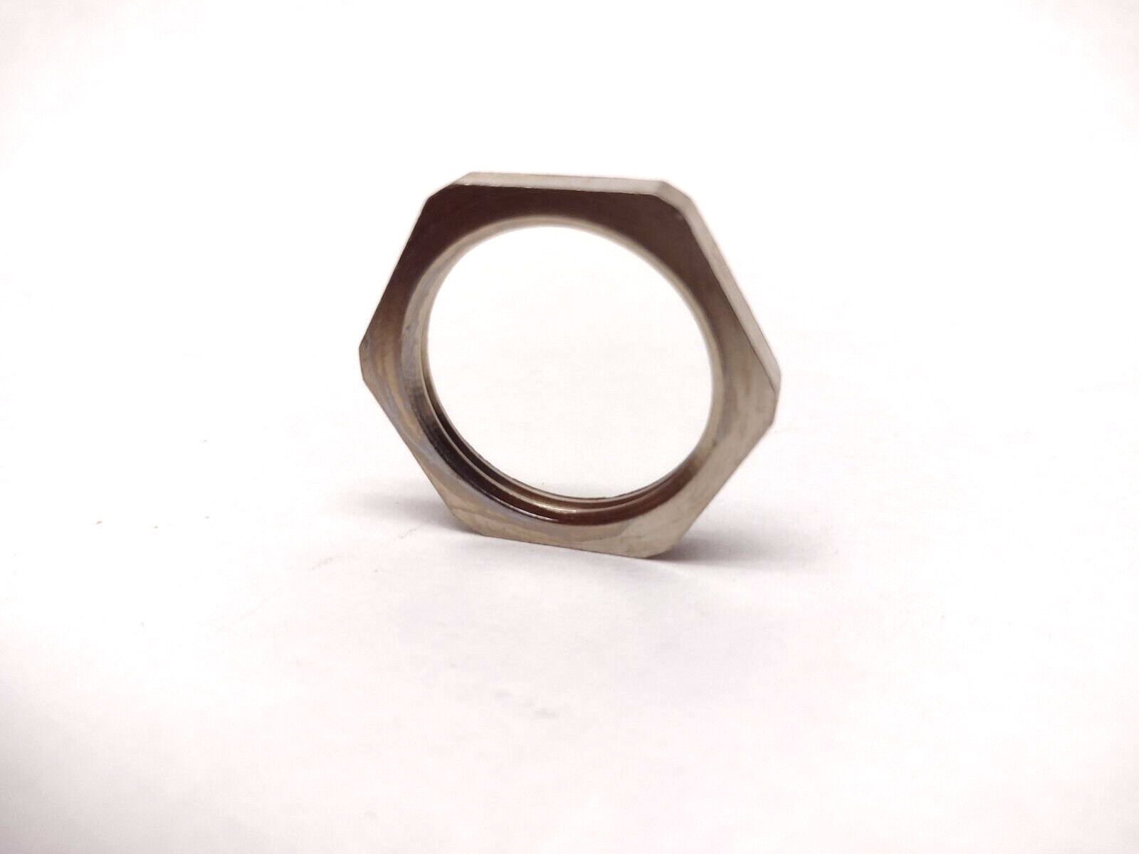 Bimed MBML-04 M25x1,5 Metric Nickel Plated Brass Industrial Lock Nut, LOT OF 10 - Maverick Industrial Sales