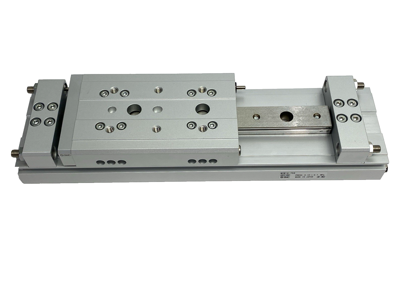 SMC MXW16-75B Guided Pneumatic Cylinder Slide Table 16mm Bore 75mm Stroke - Maverick Industrial Sales