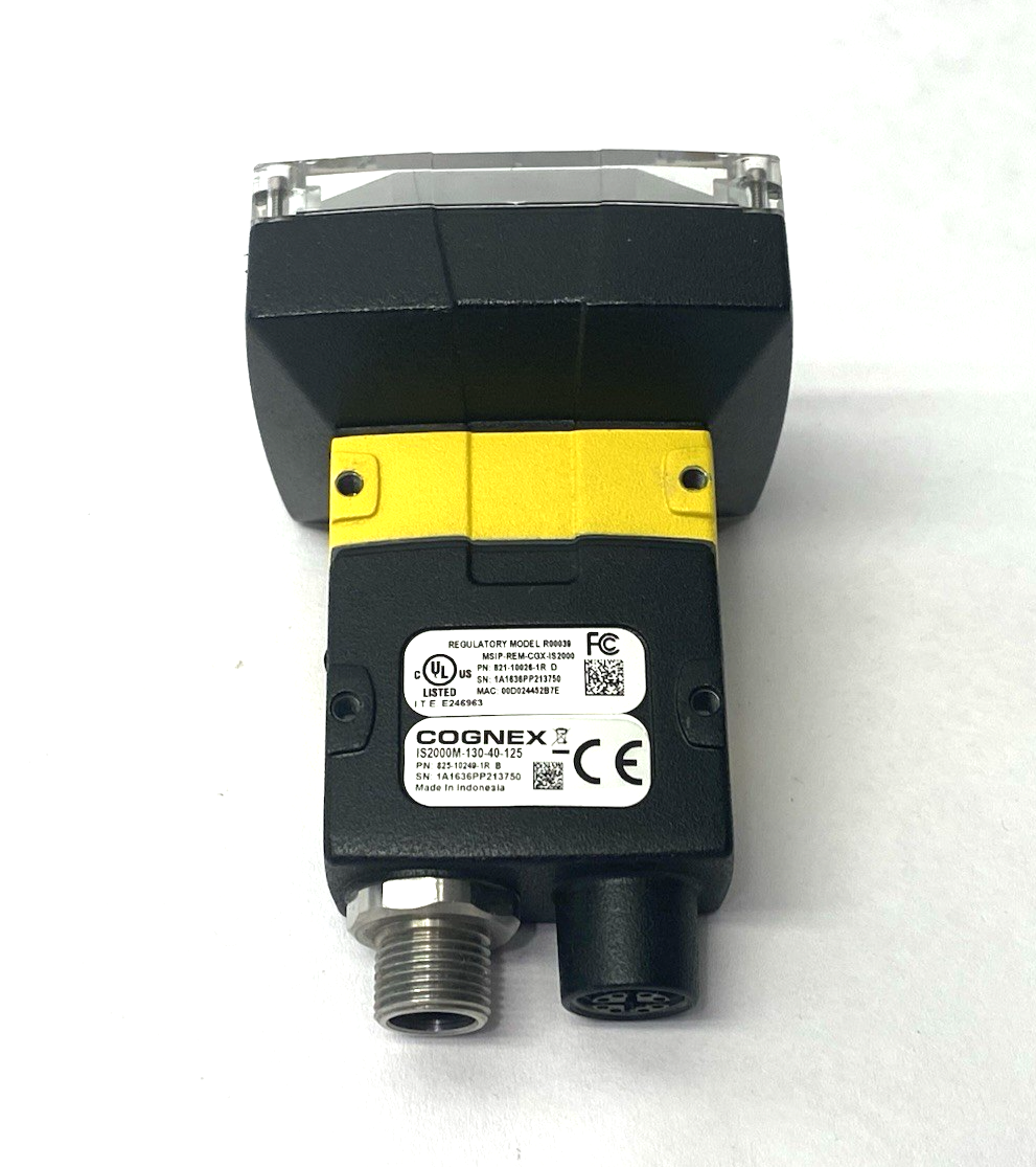 Cognex IS2000M-130-40-125 InSight Fixed Mount Vision Sensor 825-10249-1R - Maverick Industrial Sales