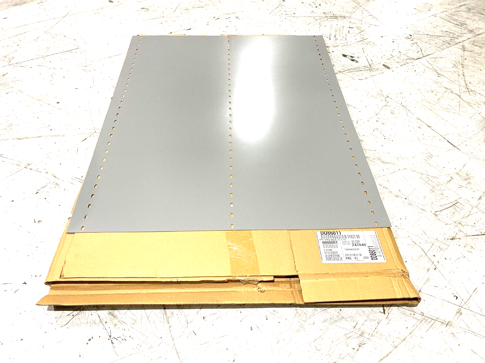 Lyon DD86011 8000 Series Closed Steel Shelving Back Panel 36″ Width x 84″ Height - Maverick Industrial Sales