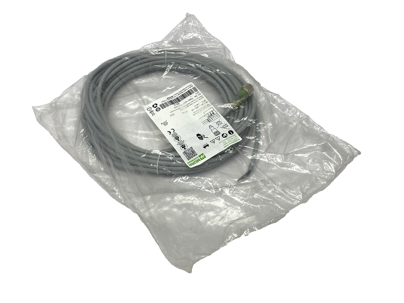 Murrelektronik 7000-12231-2241000 Single-Ended Cable M12 Female Connector 10m - Maverick Industrial Sales