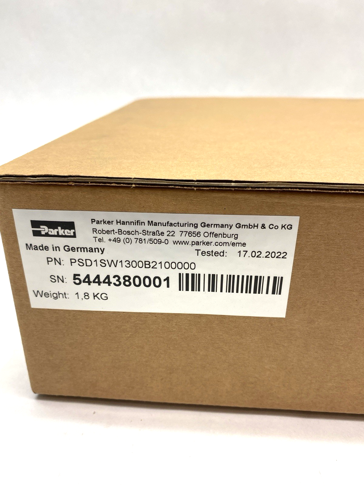 Parker PSD1SW1300B2100000 Servo Drive PSD1S, 230VAC 5A Hiperface Encoder 2/2022 - Maverick Industrial Sales