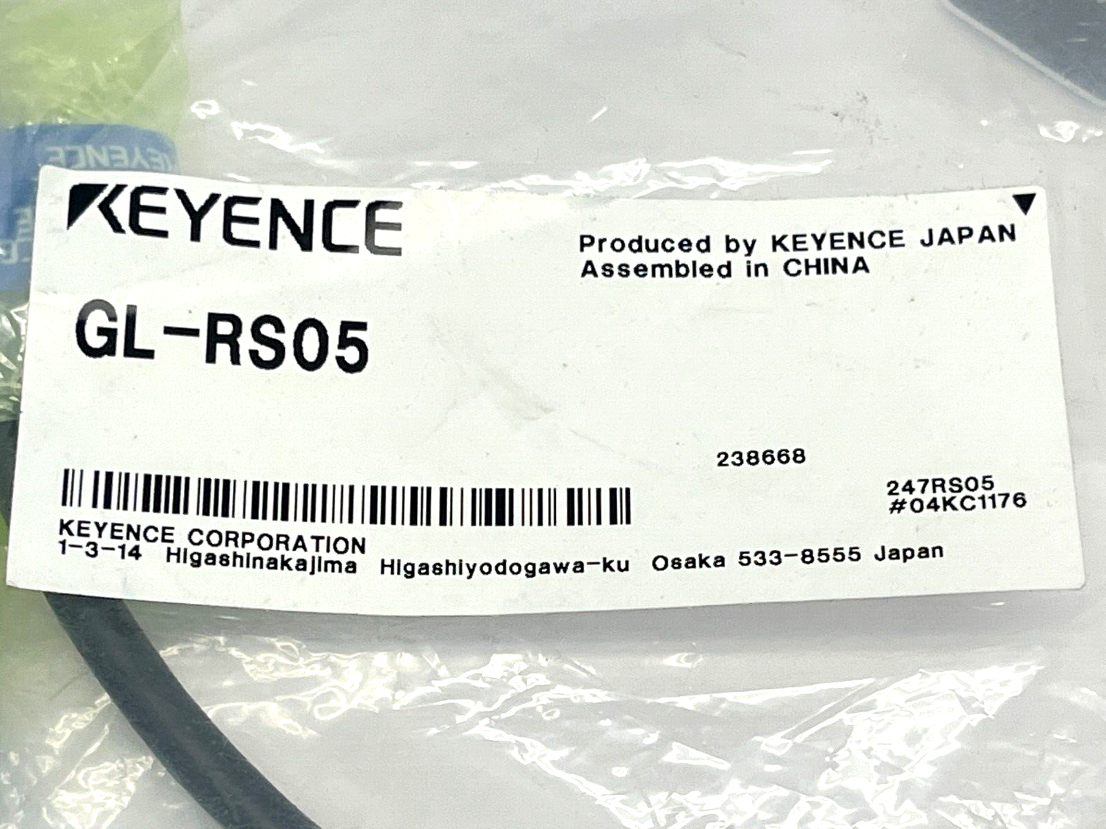 Keyence GL-RS05 Safety Light Curtain Series Connection Cable 0.5m - Maverick Industrial Sales