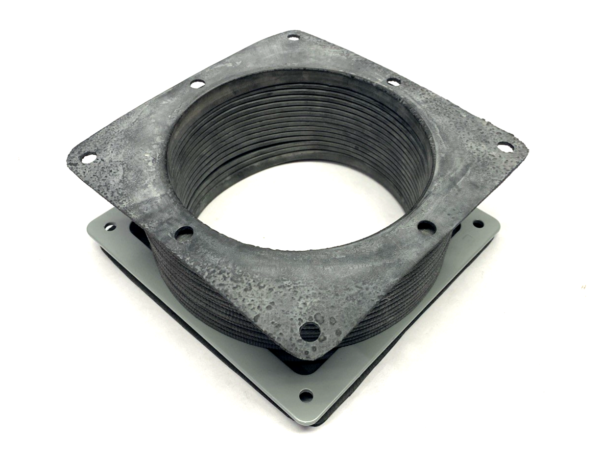 Hoffman F66WFF Flexible Feed-Through Fitting 6" x 6", Textured, Hypalon Rubber - Maverick Industrial Sales