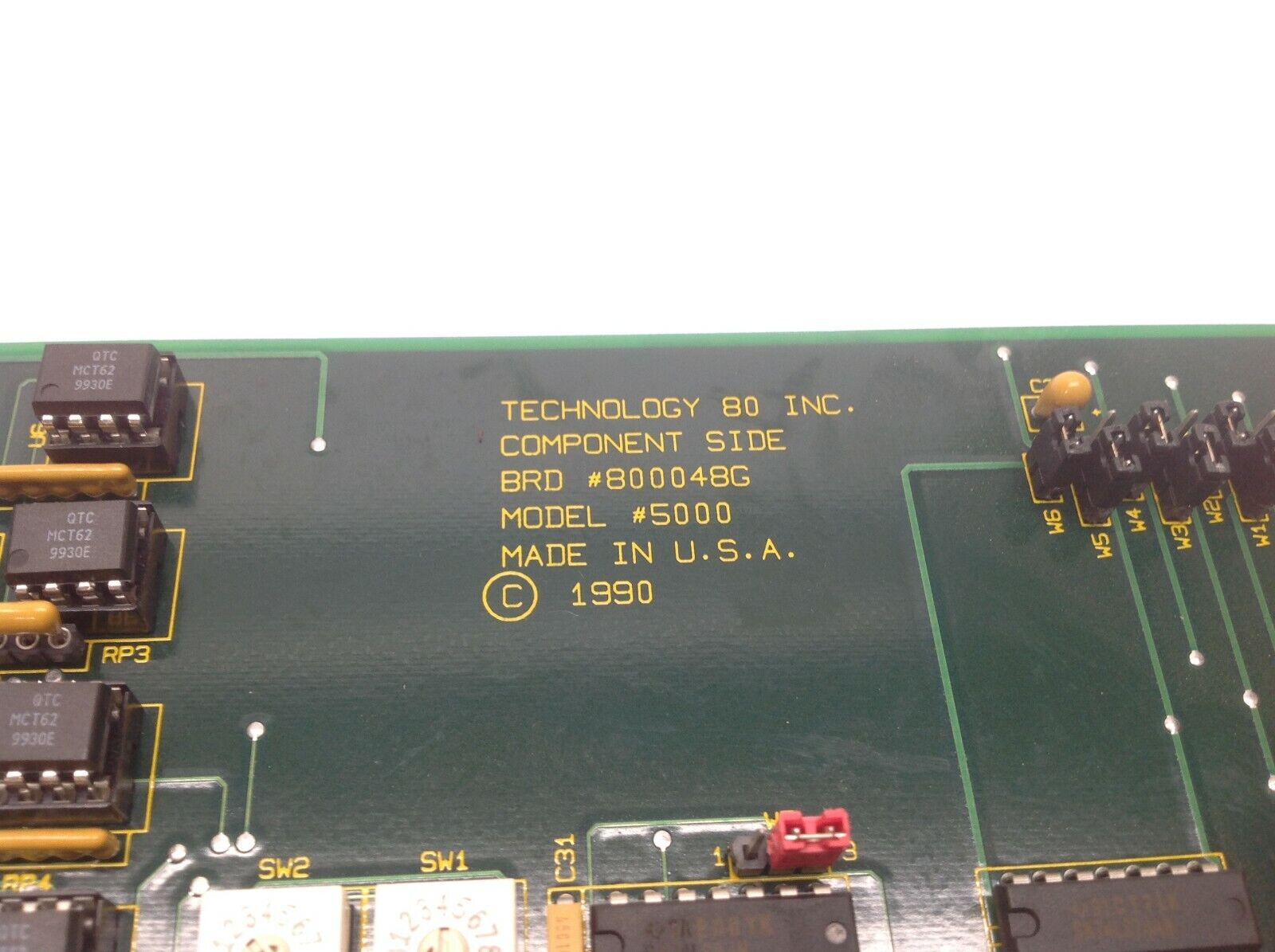 Technology 80 INC BRD #800048 G Model #5000 5000-2-C0 90B401/H OPT 001 - Used - Maverick Industrial Sales
