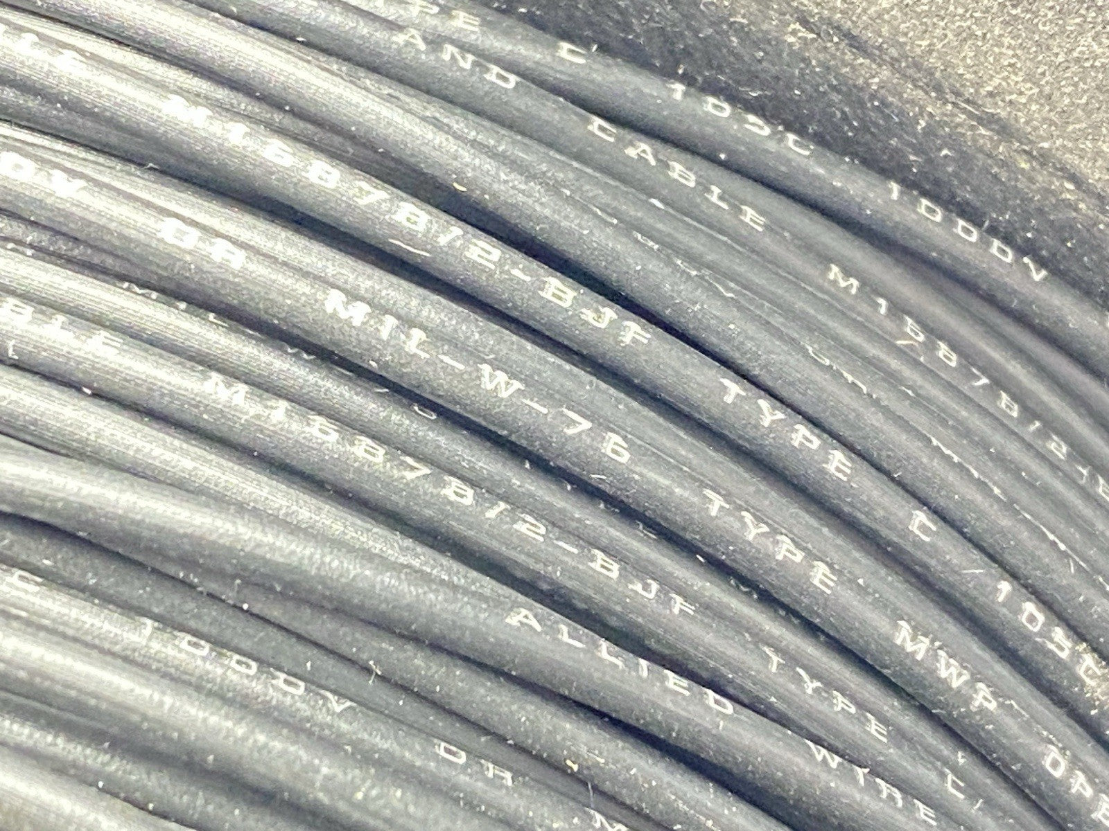MIL-W-76B-16G | Allied Wire And Cable 16 AWG Hook Up Wire Type MW 1000ft Roll - New – Open Box - Maverick Industrial Sales