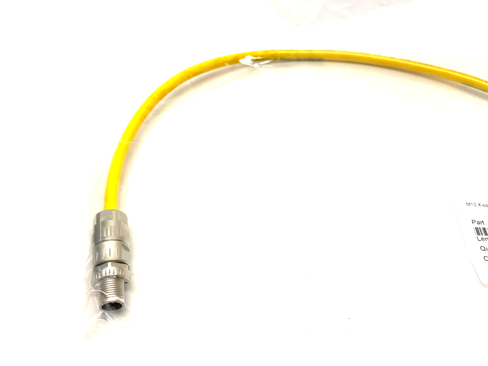 Harting 21330100850005 Cable Assembly Single Ended M12 X-Coded 0.5m - Maverick Industrial Sales