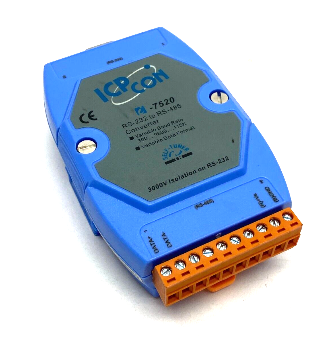ICP Con i-7520 Self-Tuner RS-232 to RS-485 Isolation Converter Module 3000V - Used - Maverick Industrial Sales